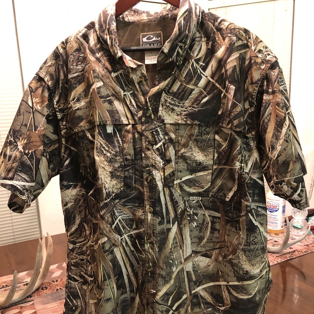 Drake Men's Realtree Max-5 Short Sleeve Shirt
